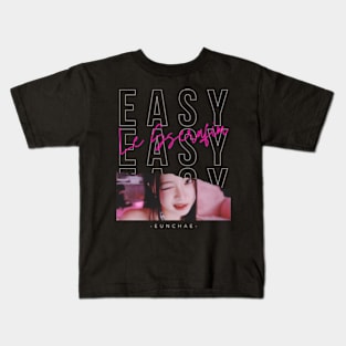 Eunchae Easy Le Sserafim Kids T-Shirt